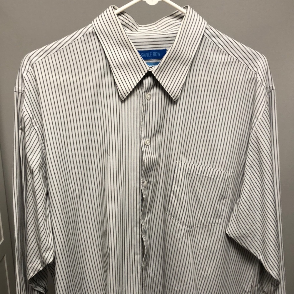 Savile row fitted dress shirt